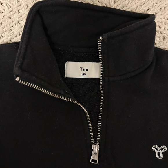 Aritzia TNA Quarter Zip Sweater - Picture 2 of 2